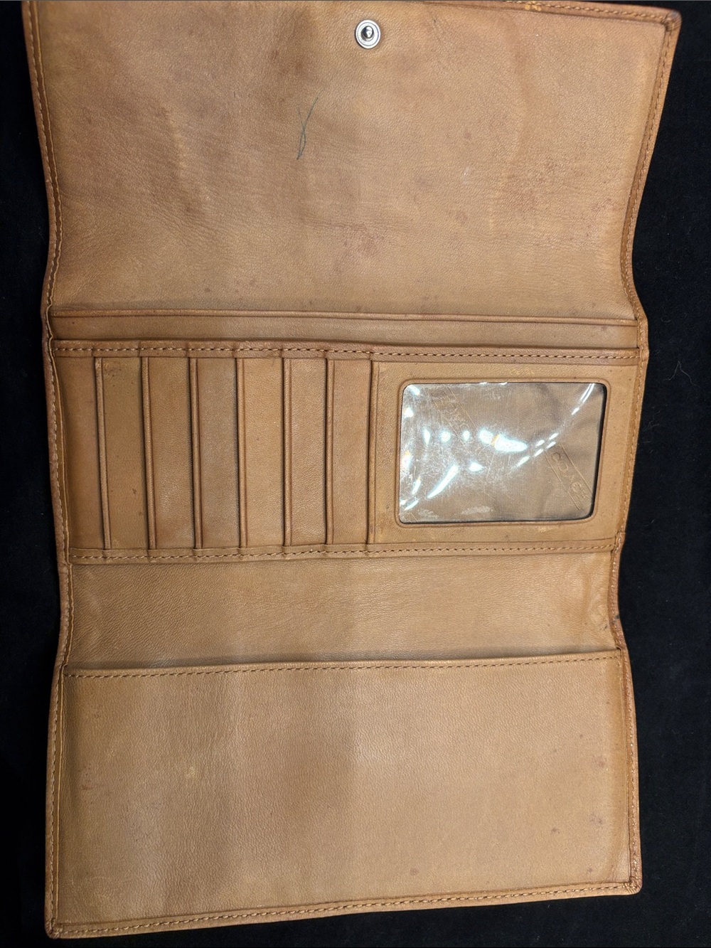 Y2K Coach Soho Signature Jacquard Canvas Buckle Wallet and Checkbook insert VGUC - Picture 11 of 17